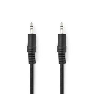 Cabo AV de 3,5mm Nedis Macho Macho 2m Preto