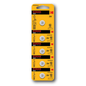 Kodak ULTRA lithium CR2016 battery (5 pack perforated)