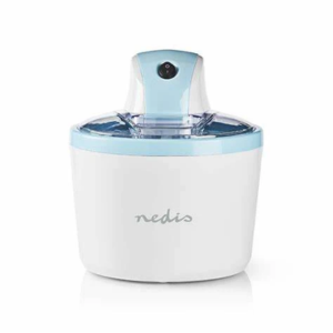 Máquina de gelados Nedis 1,2 l | Azul / branco | Alumínio / plástico